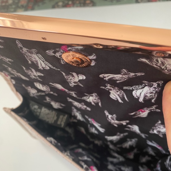 Ted Baker pink crossbody and clutch - Picture 4 of 12